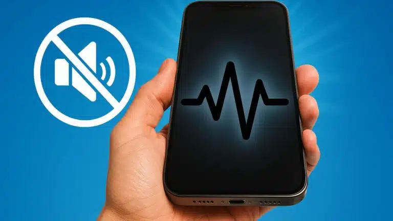 A hand holding a phone with muffled iphone speakers